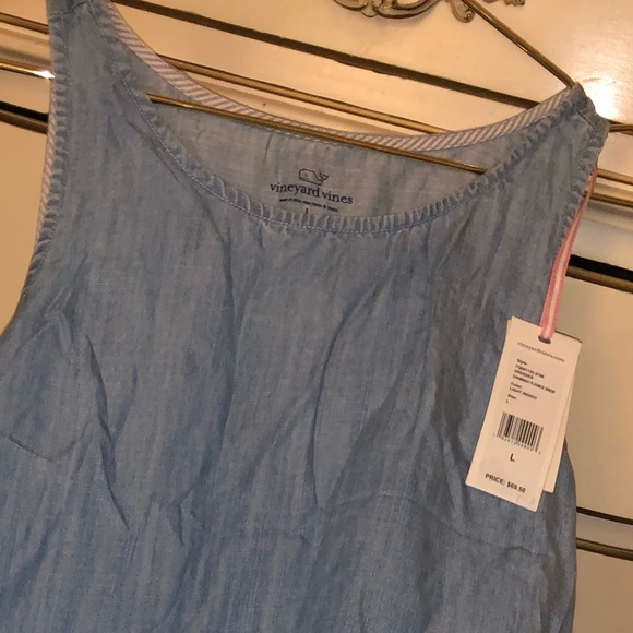 Little Girls Vineyard Vines Jean Dress - Picture 4 of 5